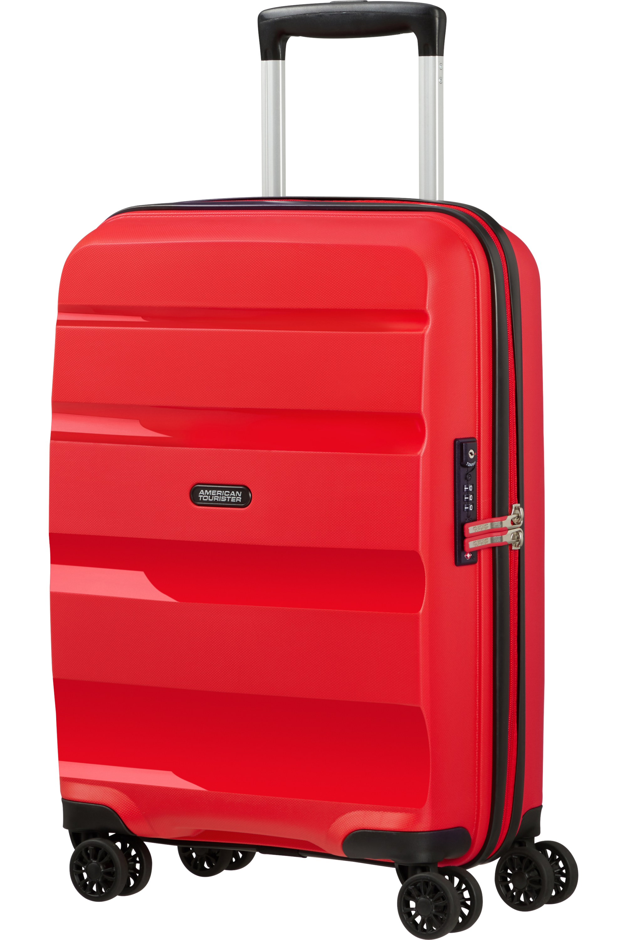 American Tourister Bon Air Dlx Spinner Exp In Magma Red