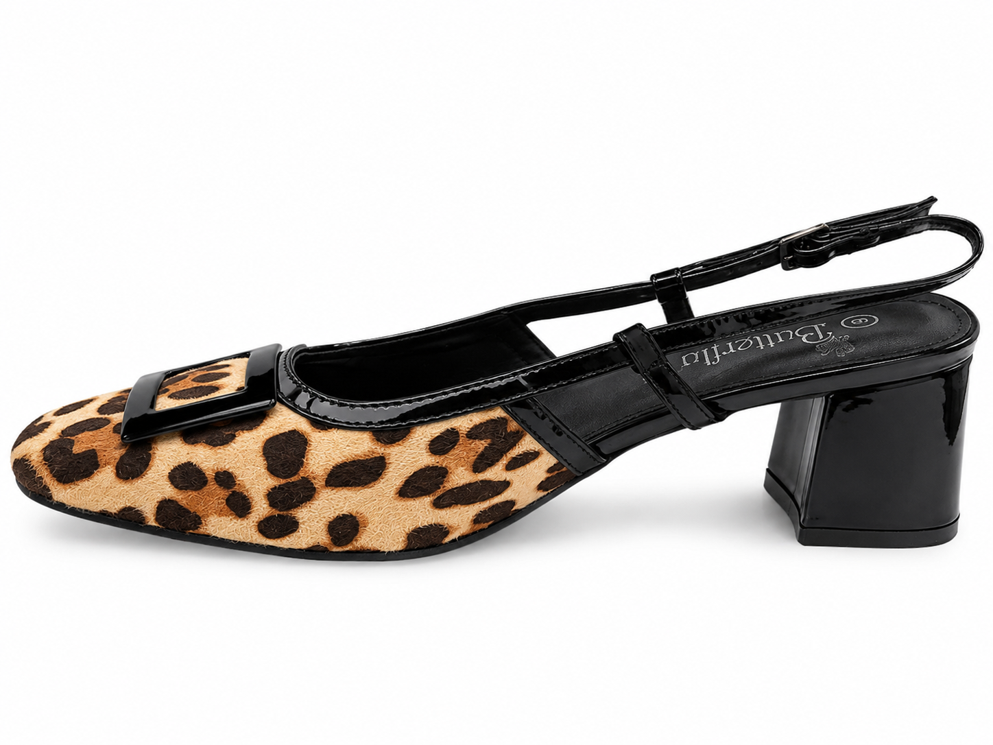 Butterfly Feet Ladies Verity 1 Shoes Leopard