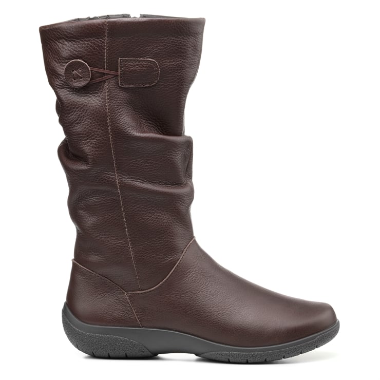 Hotter Womens Derrymore II Boots In Chocolate