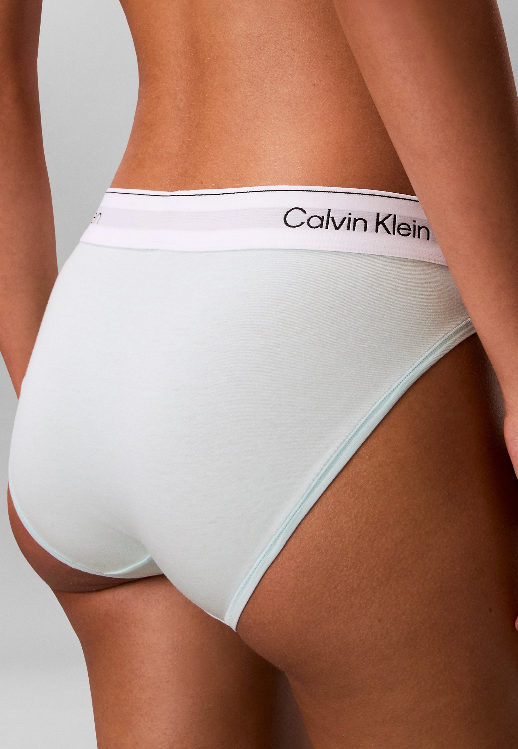 Calvin Klein Womens Bikini Brief In Turquoise