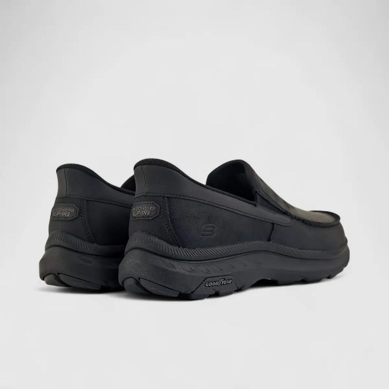 Skechers  Mens Pollard Shoes In Black