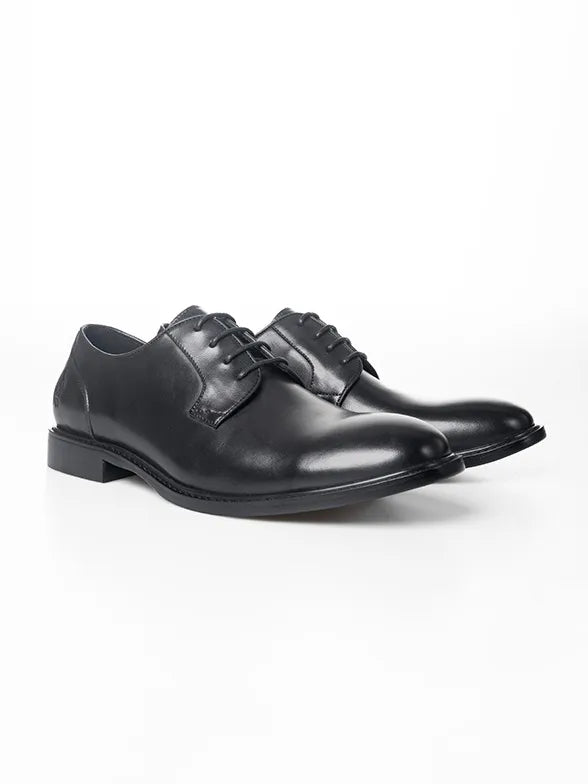 Polo Mens Classic Gibson Lace Up Shoes In Black