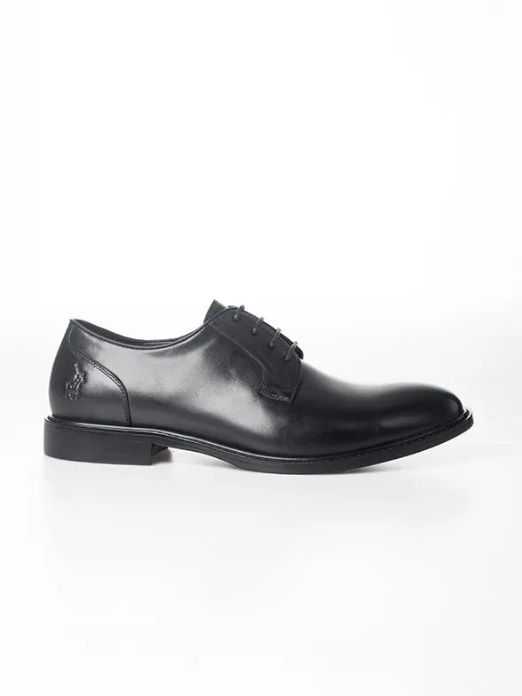 Polo Mens Classic Gibson Lace Up Shoes In Black