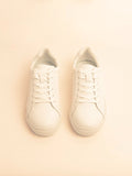 Polo Mens Classic Leather Sneakers In White