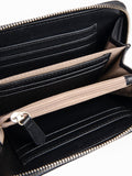 Polo Iconic Medium Zip Around Purse In Black