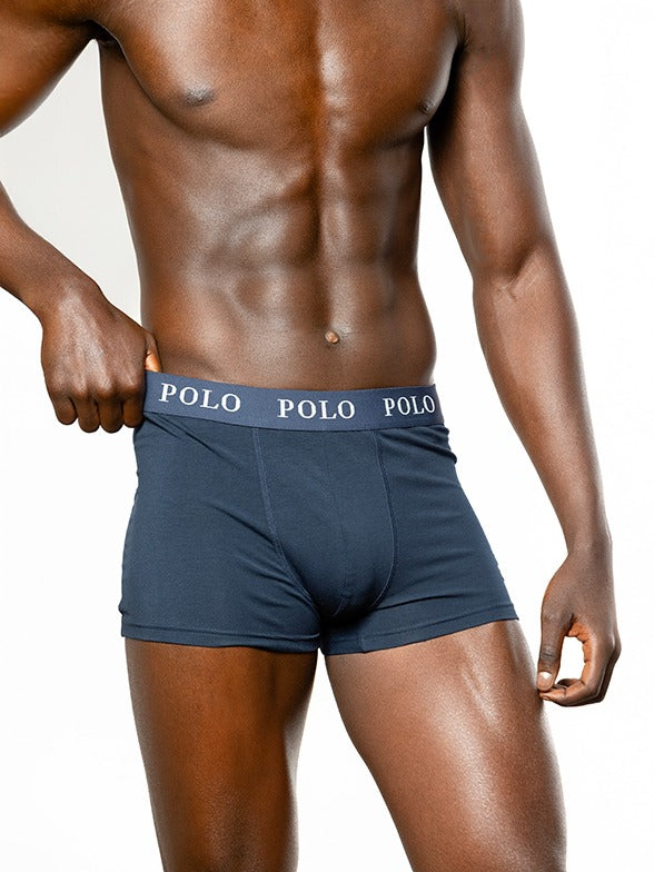 Polo Mens Multi 2 Pack Boxer Navy
