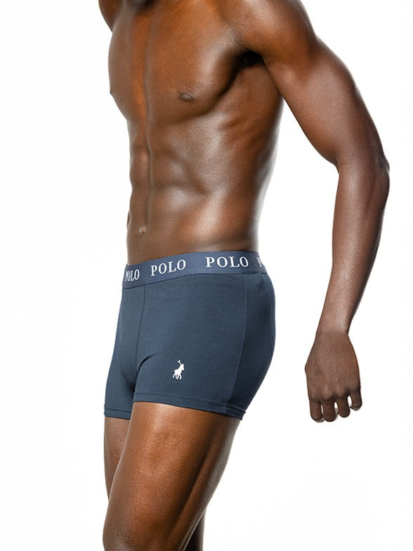 Polo Mens Multi 2 Pack Boxer Navy