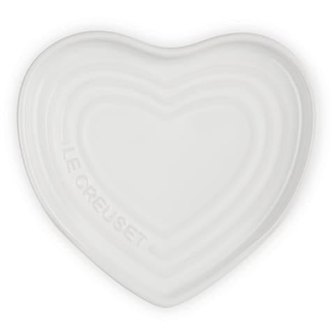 Le Creuset Heart Spoon Rest White
