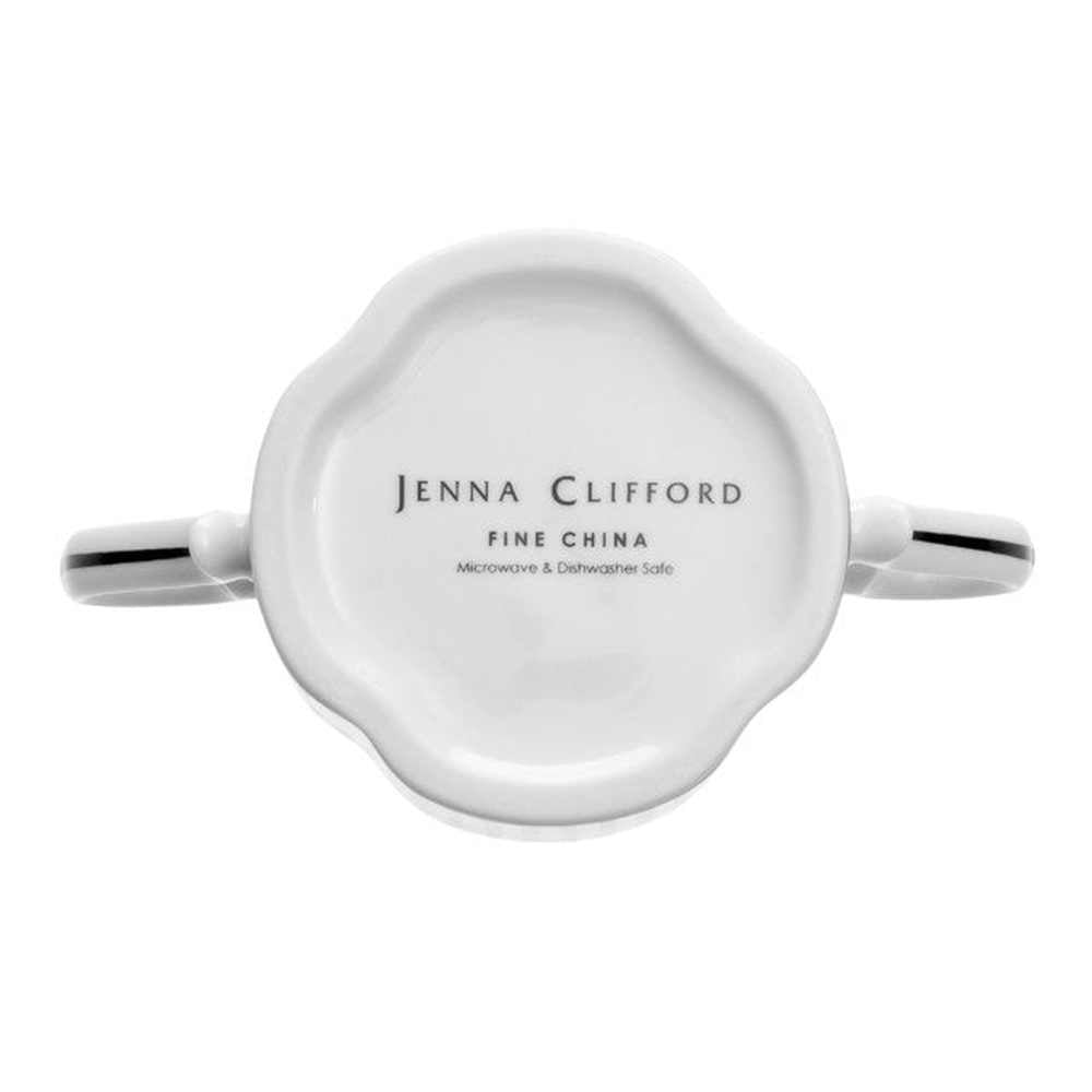 Jenna Clifford Sugar Pot In Ivory Noir