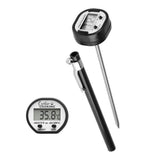 Creative Cooking Digital Thermometer In Silver & Black