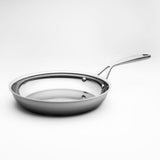 Jan Mid Frying Pan with Polish Finish In Silver