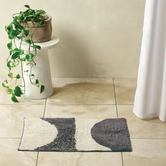 Linen House Cue Bathmat (50X80Cm)Charcoal