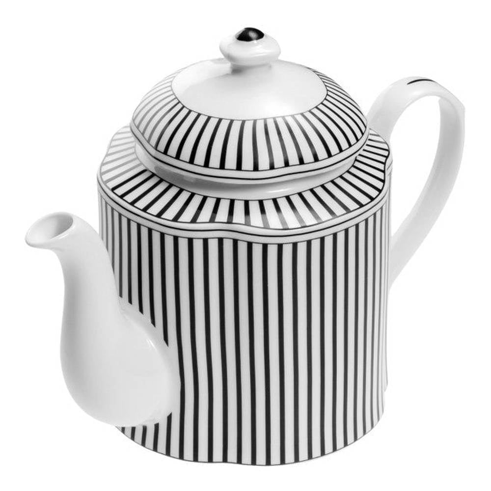 Jenna Clifford Tea Pot In Ivory Noir