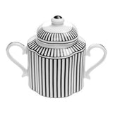Jenna Clifford Sugar Pot In Ivory Noir