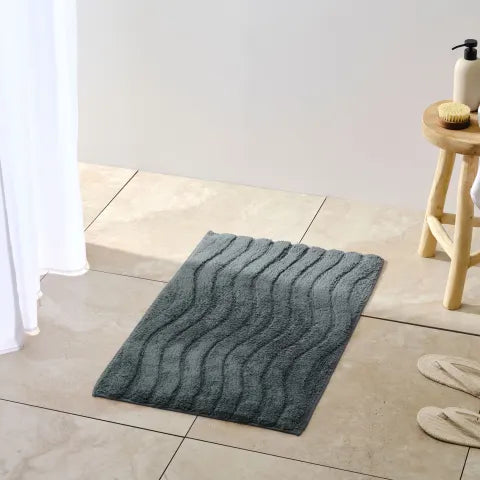 Linen House Tamber Bathmat (50X80Cm) Slate