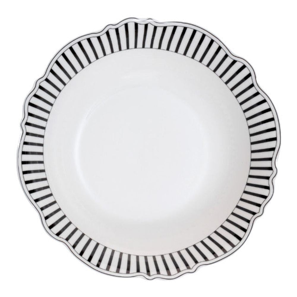 Jenna Clifford Cereal Bowl Set Of 4 In Ivory Noir