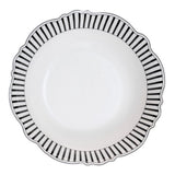 Jenna Clifford Salad Bowl In Ivory Noir