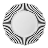 Jenna Clifford Dinner Plate Set Of 4 In Ivory Noir