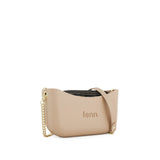 Fenn Gold Chain Handbag In Sand