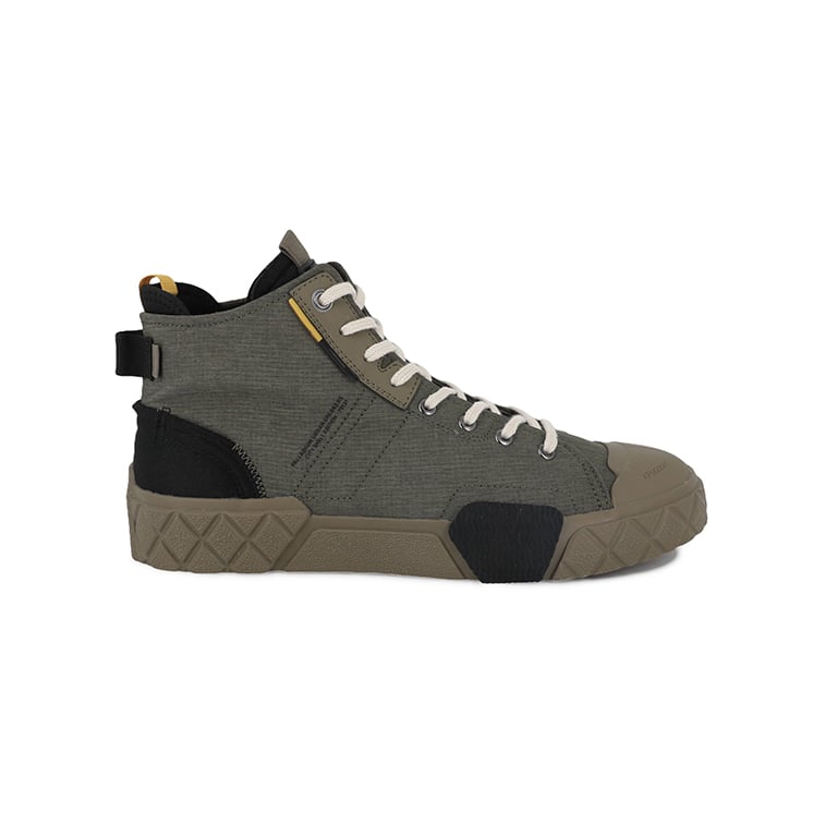 Palladium Mens Ace City Shell Chukka Shoes In Olive Night