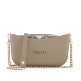 Fenn Gold Zip Tote Bag In Stone