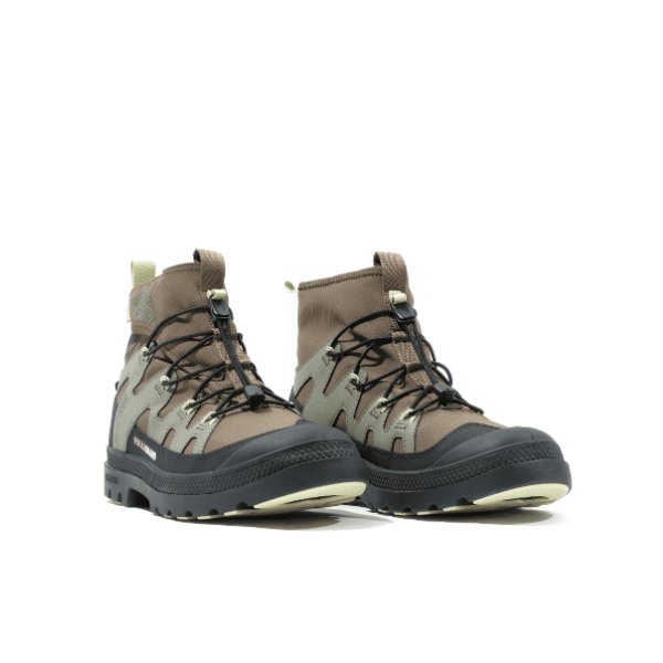 Palladium 74383 Mens Pampa Lite+ Xplora Wp+ Shoes Olive Night