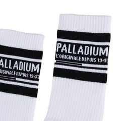 Palladium Ps8974 Mens Stripe Ctn Shaft Socks White