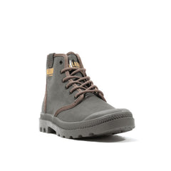 Palladium 74375 Mens Pampa Hi Coated Shoes Brown