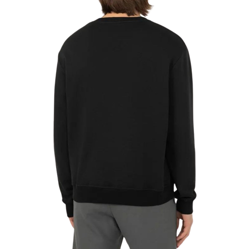 Just Cavalli Mens Patch Crew Neck Sweatshirt In Black
