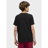 Puma Boys Essential 2 Color Small Logo Embroided T-Shirt In Black