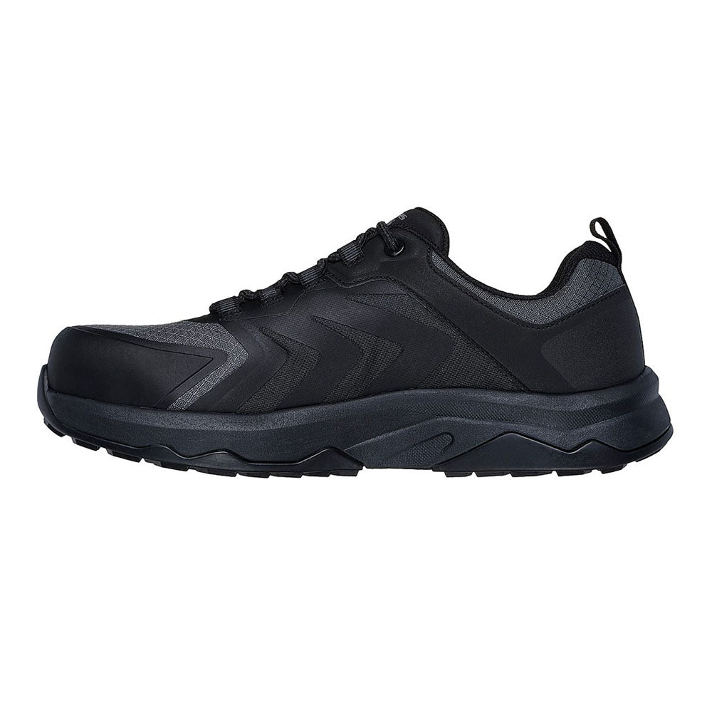 Skechers Mens Speed-Flex Trekker Shoes In Black