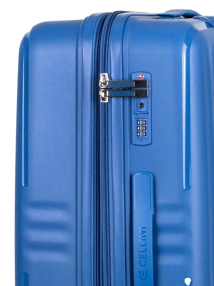 Cellini Rapido Hard Trolley Case Blue