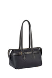 Elle Belt Buckle Tote Bag In Black
