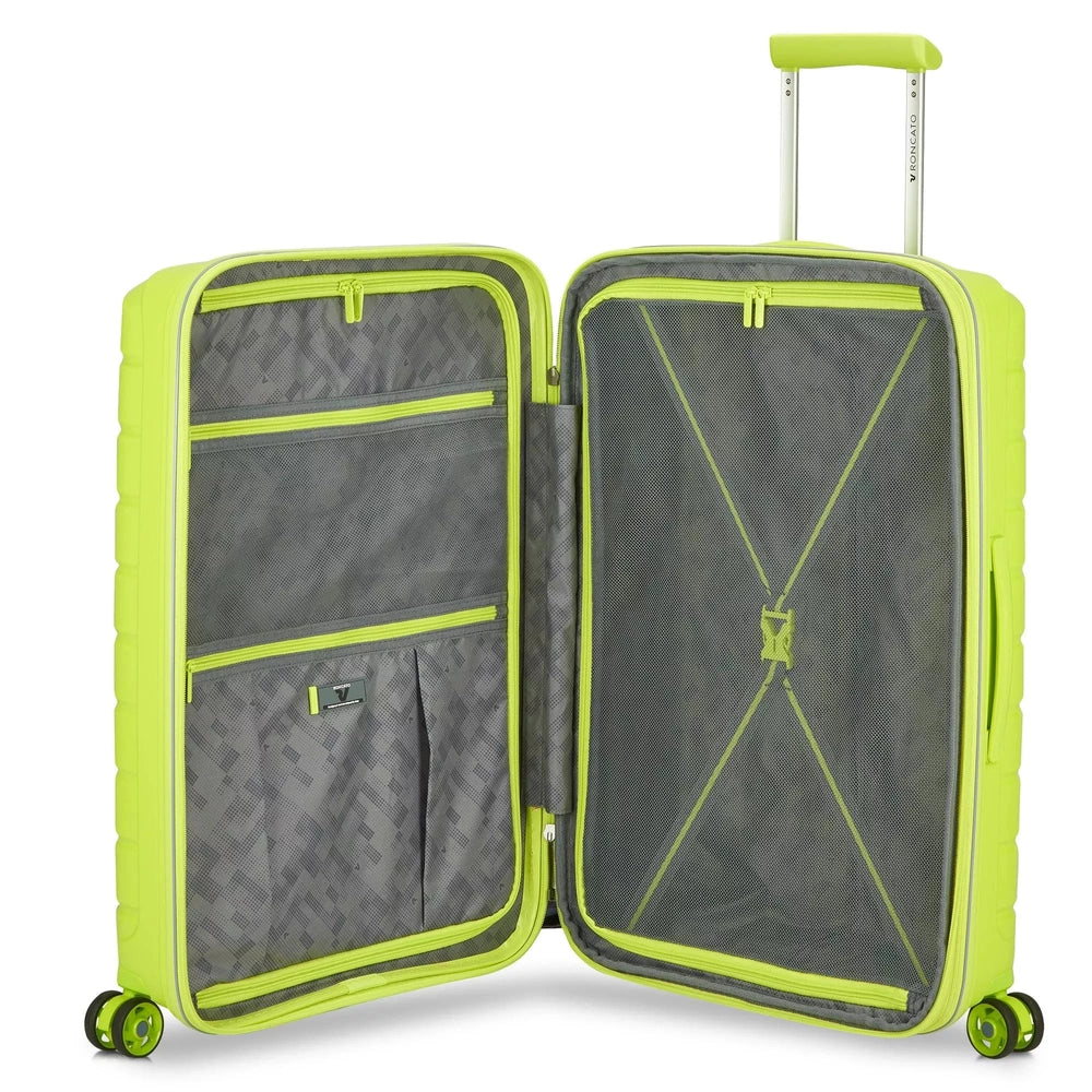 Roncato B-Flying Spinner 4 Wheeler Expandable In Lime