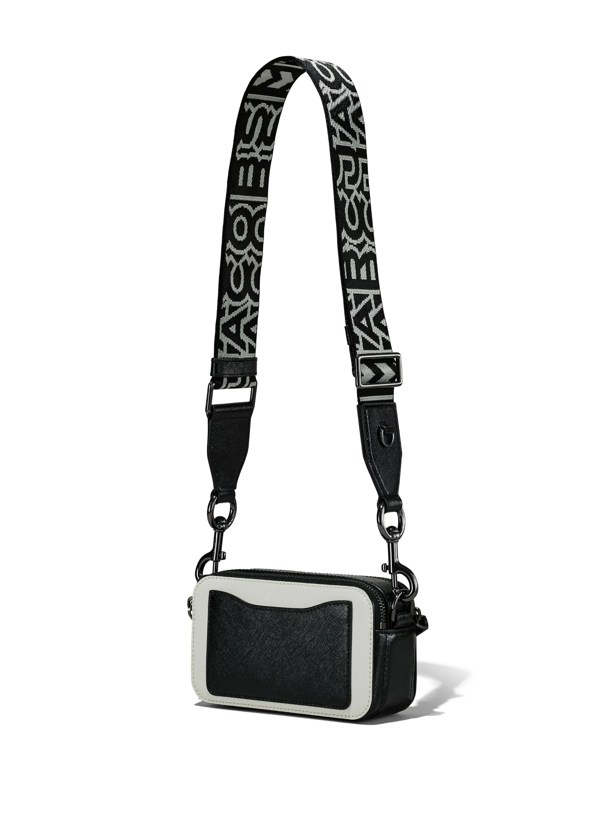 Marc Jacobs Womens Snapshot Bag In Black and White