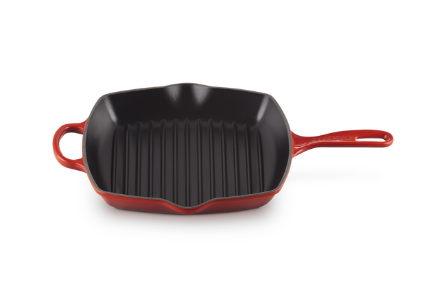 Le Creuset S Square Skillet Grill In Cerise