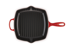 Le Creuset S Square Skillet Grill In Cerise