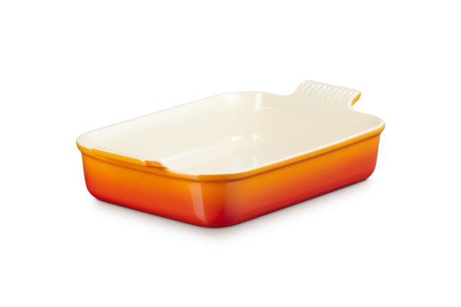 Le Creuset Rectangular Dish 32Cm Heritage  Flame