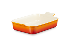 Le Creuset Rectangular Dish 32Cm Heritage  Flame