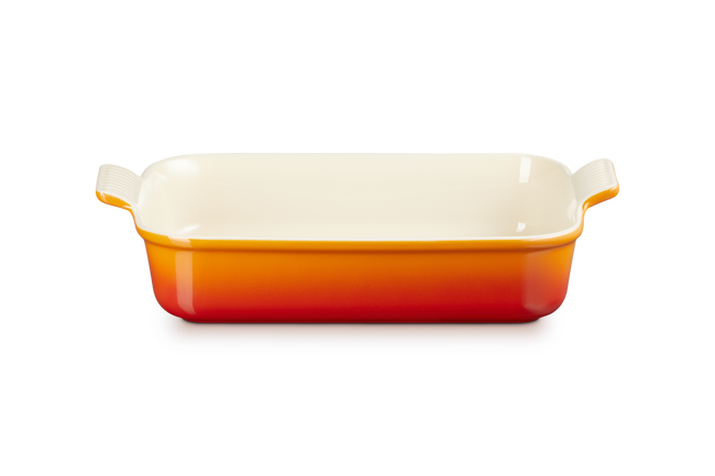 Le Creuset Rectangular Dish 32Cm Heritage  Flame