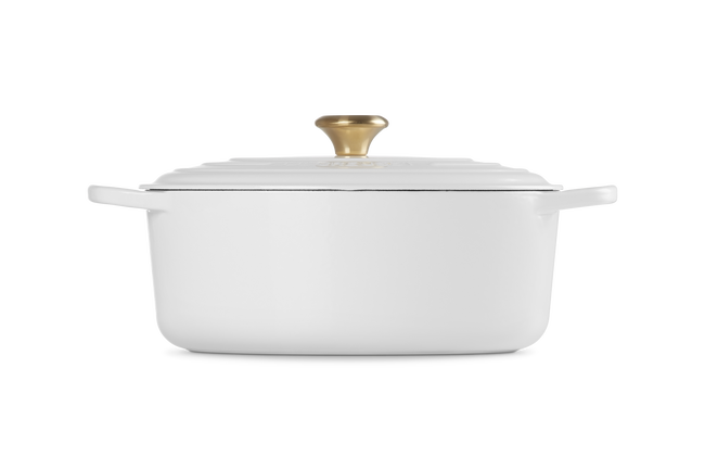 Le Creuset Oval Casserole In White
