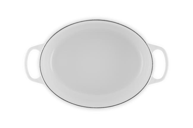 Le Creuset Oval Casserole In White