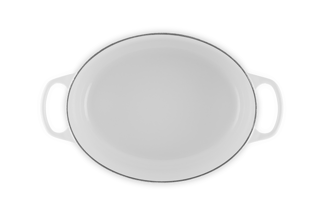Le Creuset Oval Casserole In White