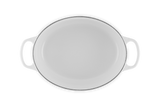 Le Creuset Oval Casserole In White