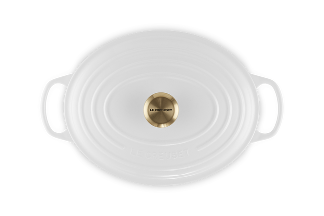 Le Creuset Oval Casserole In White