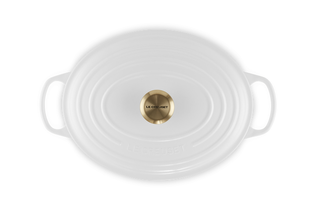 Le Creuset Oval Casserole In White