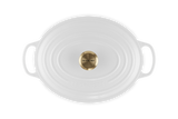 Le Creuset Oval Casserole In White