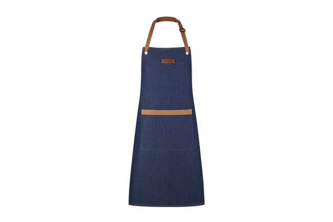 Le Creuset Full Denim Apron In Blue