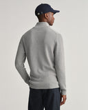 Gant 8030141 D1 Rib Texture Halfzip Grey