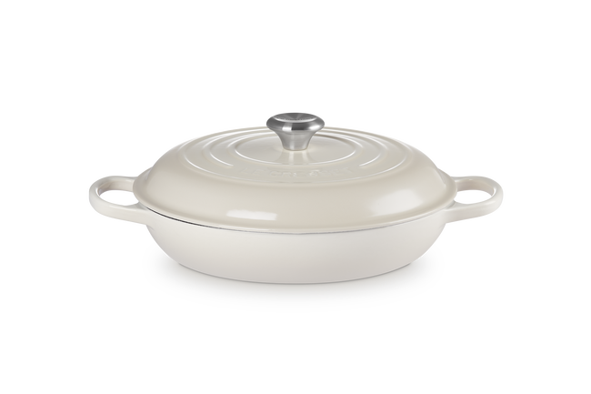 Le Creuset Signature Shallow Casserole 32Cm Meringue